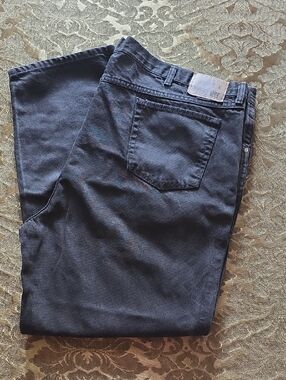 Wrangler Men's Black Relaxed Straight Jeans 50 X 30